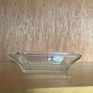 Clear Glass Rectangular Dish